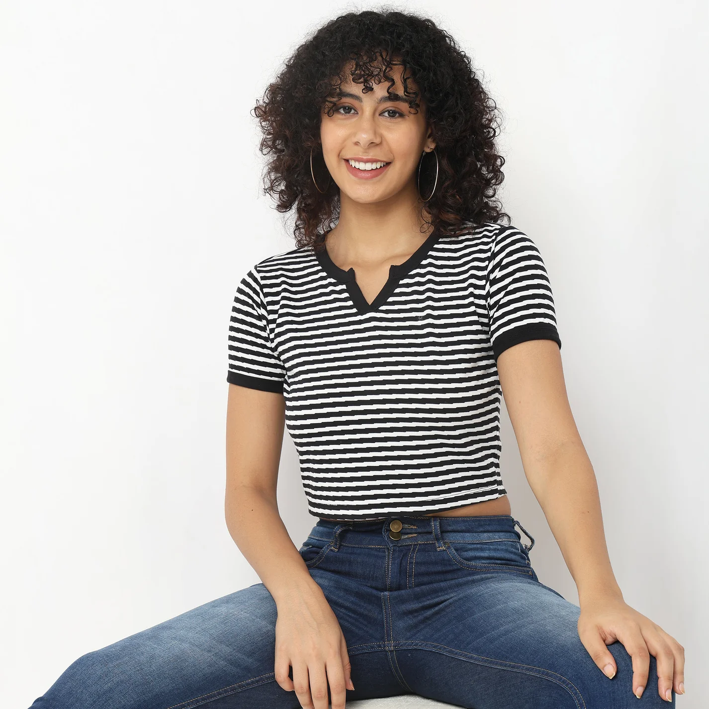 Slim Fit Striped T-Shirt - Image 2