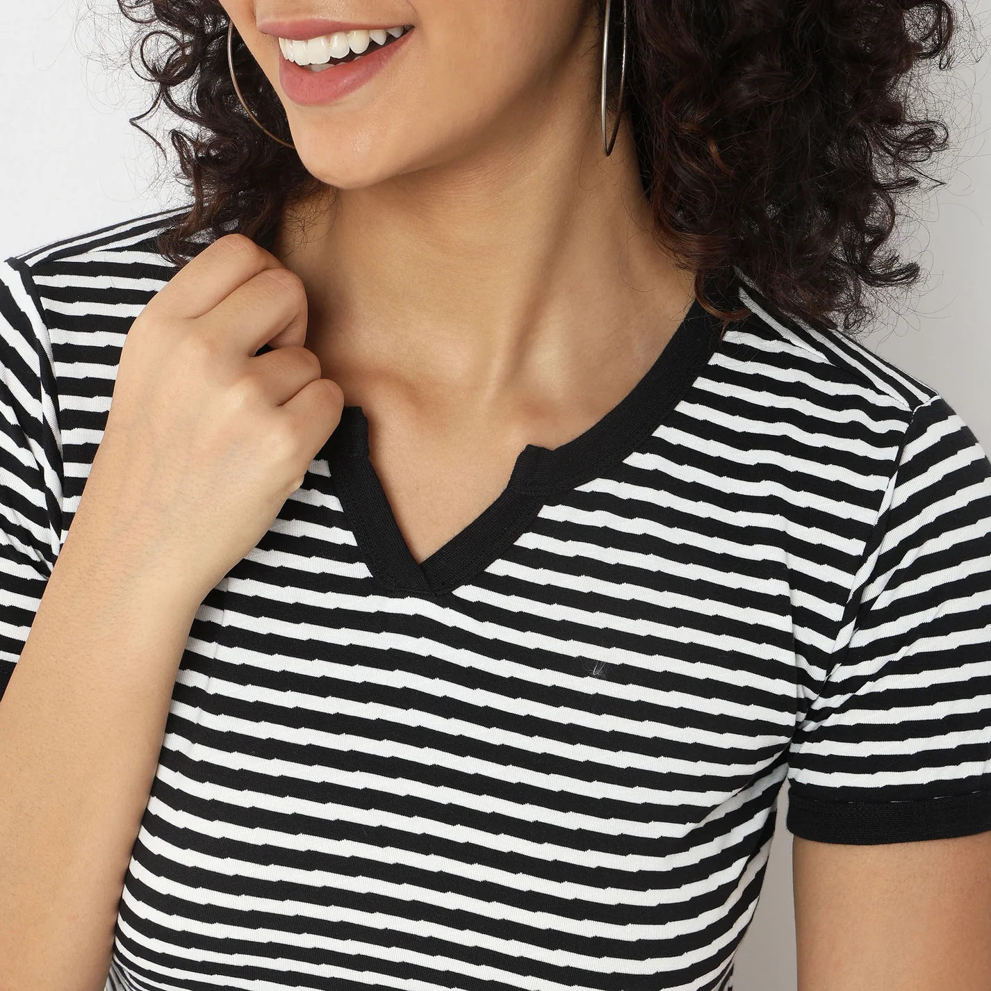 Slim Fit Striped T-Shirt - Image 3