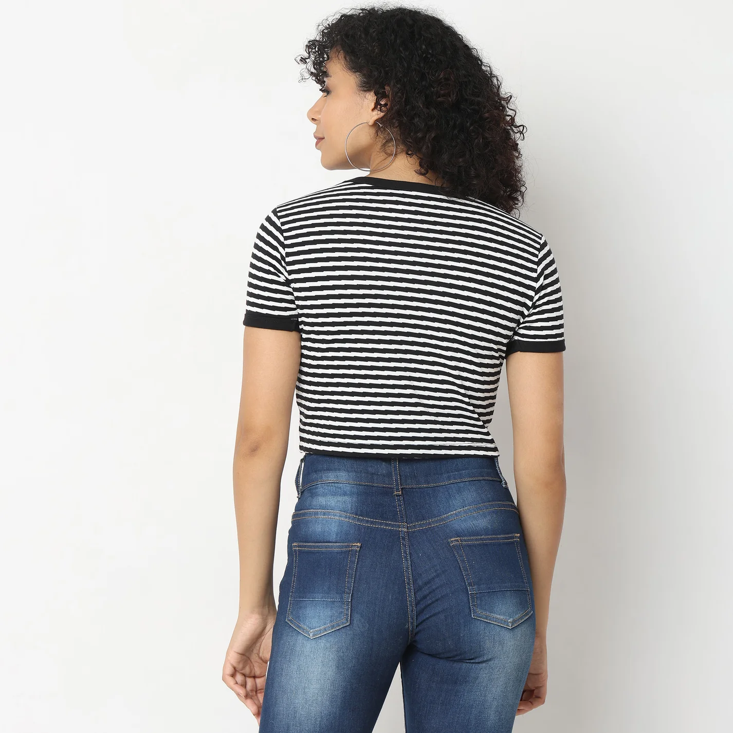Slim Fit Striped T-Shirt - Image 4
